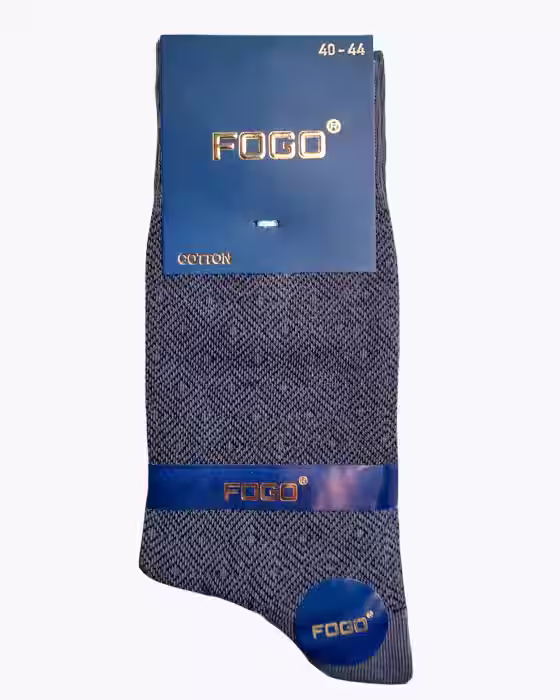 جوراب کلاسیک مردانه طرح لوزی FOGO